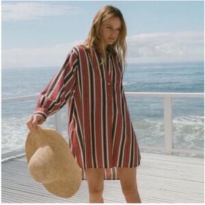 Doen Striped Jora Striped Mini Dress